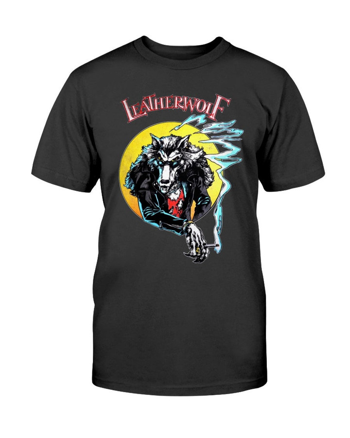 Vintage Leatherwolf 1989 Tour T Shirt 211007