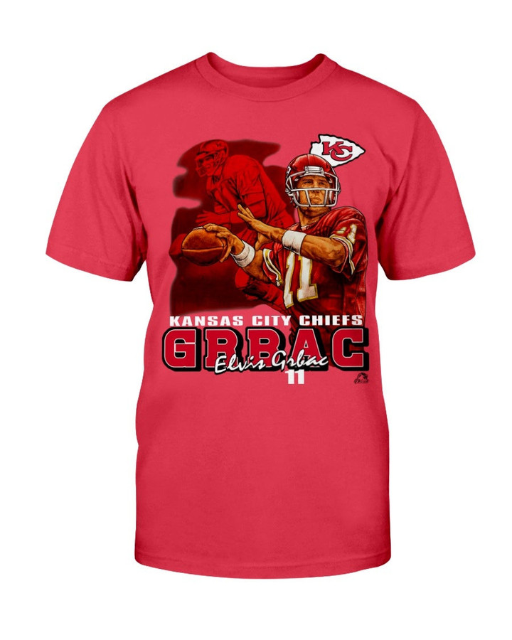 Nfl Kansas City Chiefs Elvis Grbac 1998 T Shirt 210923