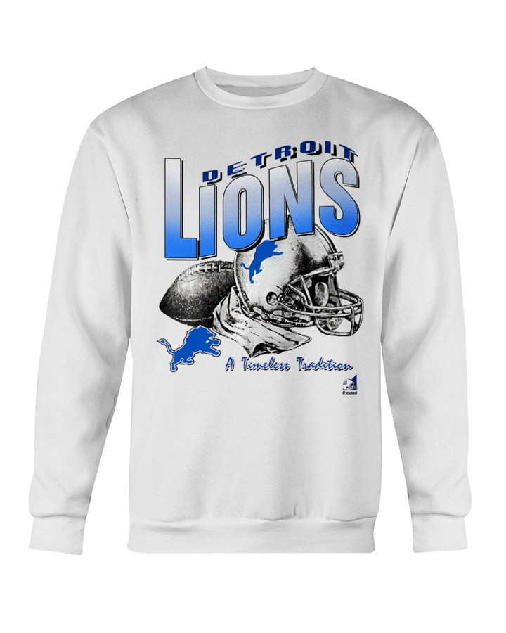 90S Detroit Lions Nfl Football Sweatshirt 210917
