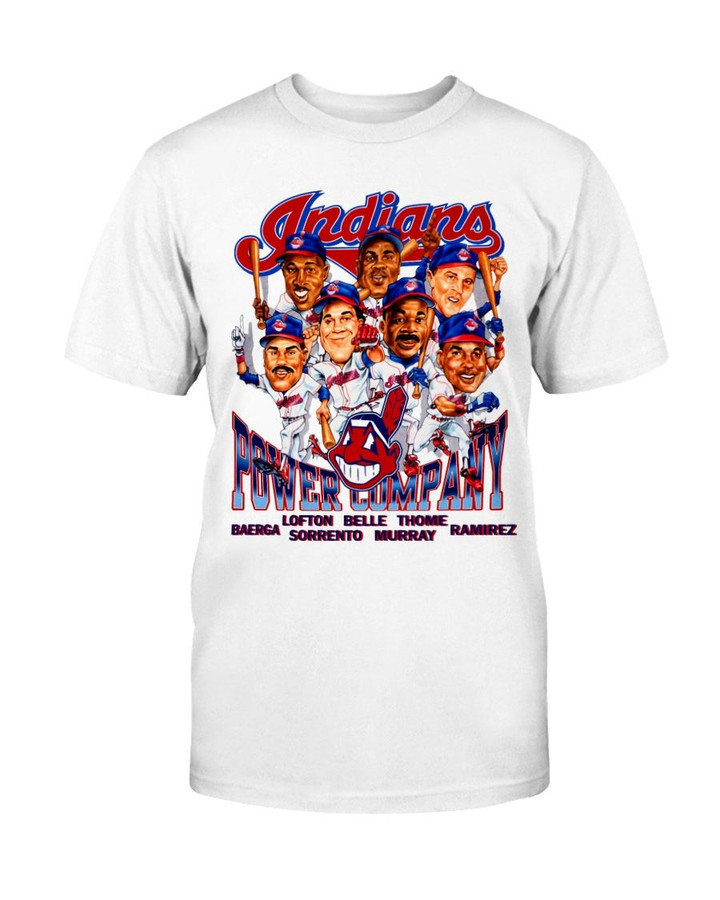 Cleveland Indians   Power Company Deadstock 1990S T Shirt 211004