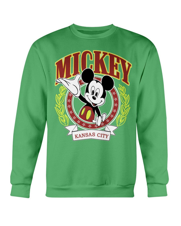 Vintage Walt Disney Mickey Mouse Kansas City Sweatshirt 211005