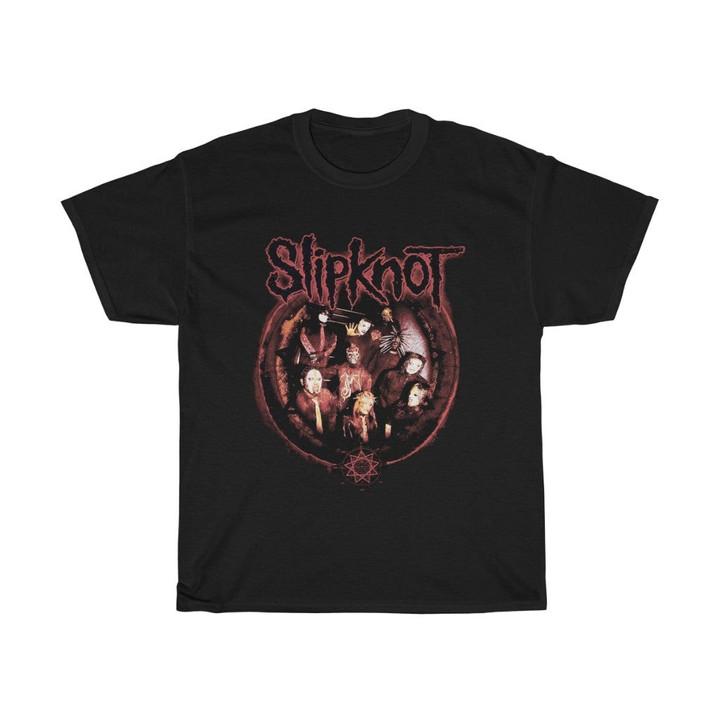 Slipknot T Shirt  Heavy Metal Band Tee  Music Album Art Graphic Unisex Heavy Cotton Tee 210929