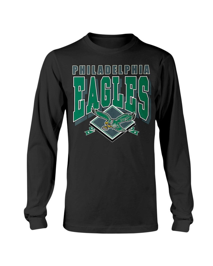 90S Philadelphia Eagles Nfl Football Long Sleeve T Shirt 210924