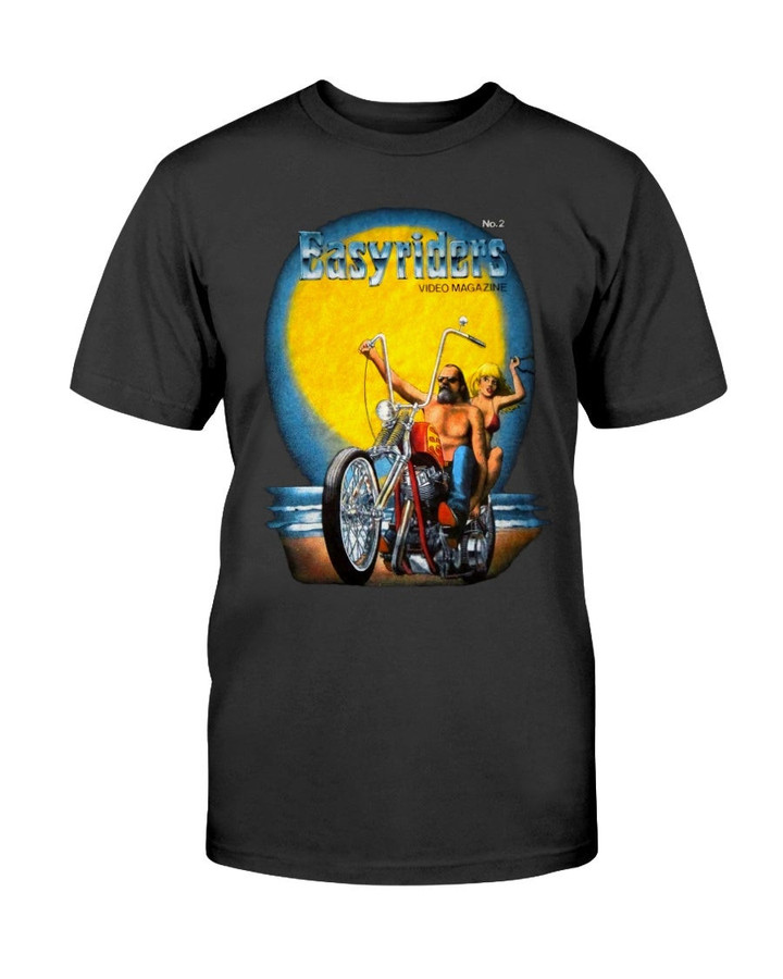 Vintage 1989 Easy Rider Bikers T Shirt 211004