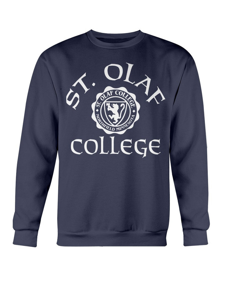 Vintage 80S St Olaf College Minnesota Blue 1980S Sweatshirt 082021