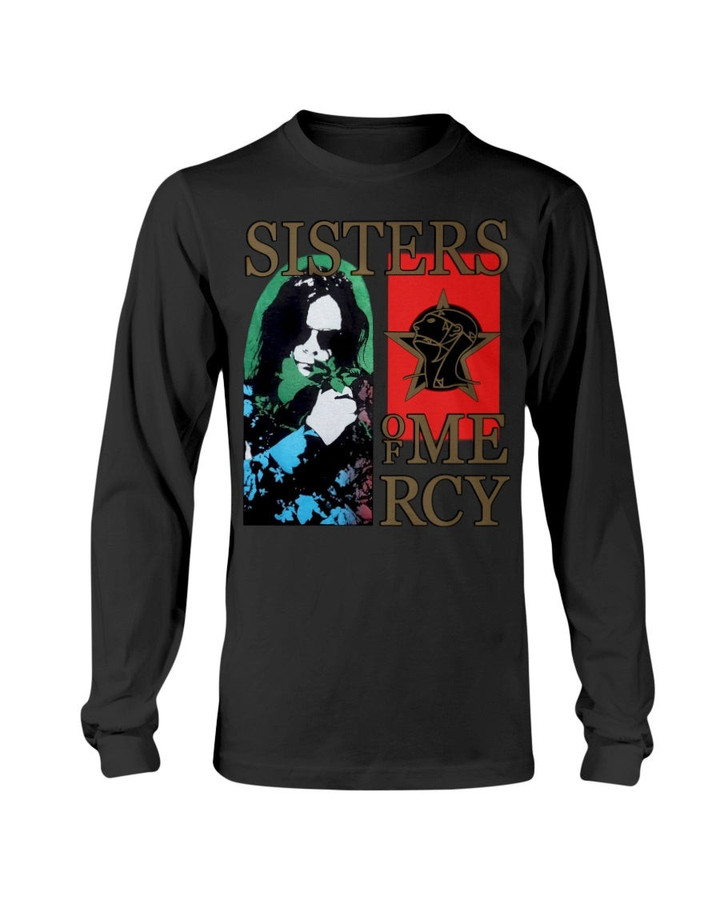 Vintage 90S Sisters Of Mercy Band Long Sleeve T Shirt 082421