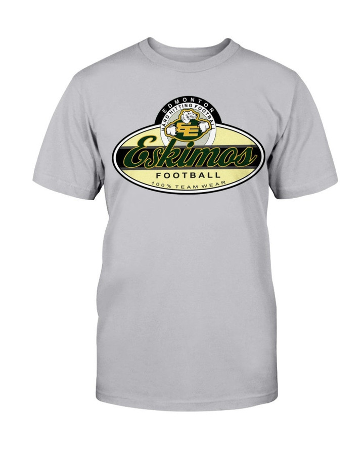 Vintage Edmonton Eskimos Cfl 90S 00S Football T Shirt 082521