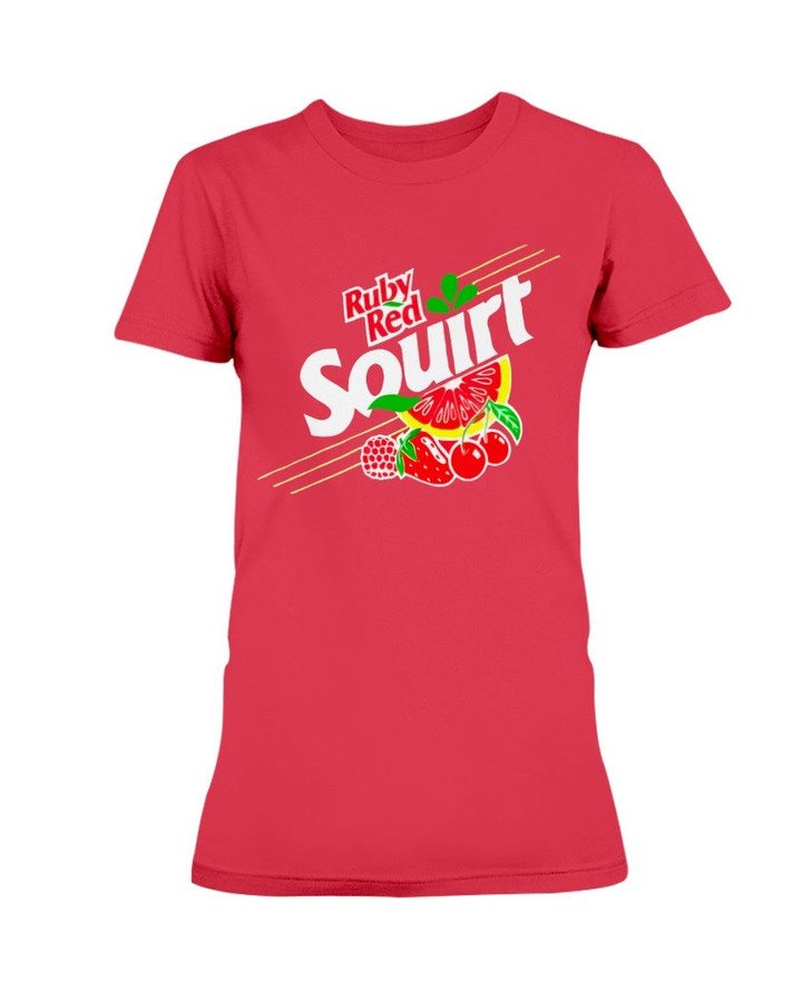 Ruby Red Squirt Soda Ladies T Shirt 210914