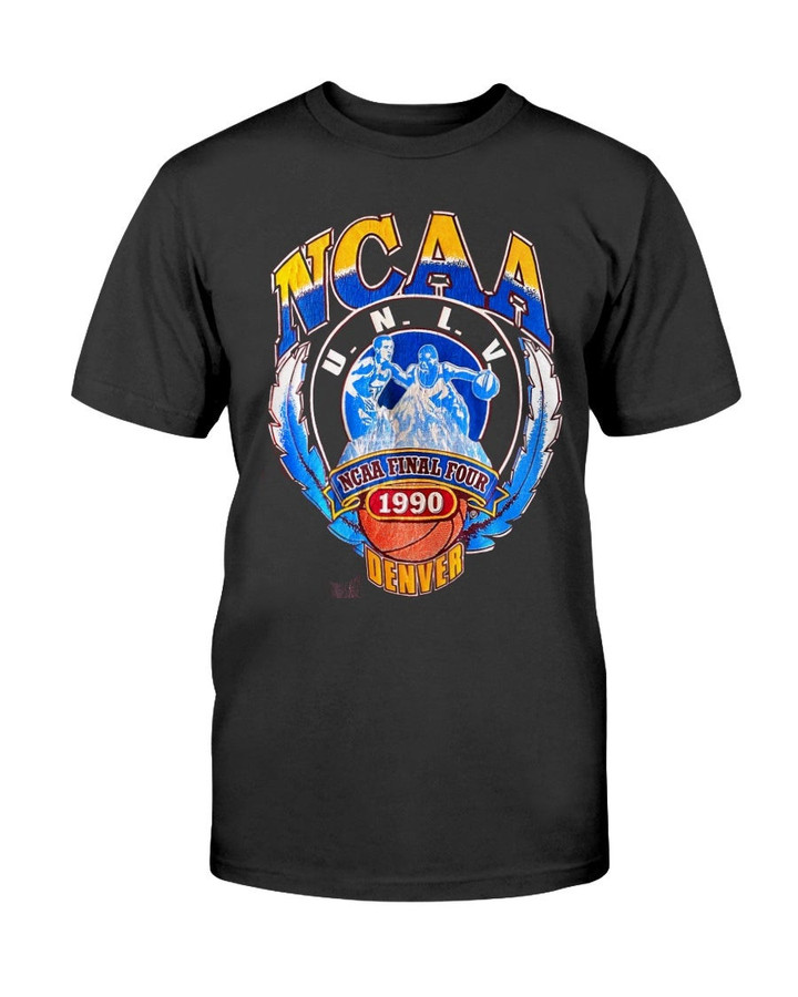 90S University Of Nevada Las Vegas Unlv Ncaa Final Four T Shirt 090421