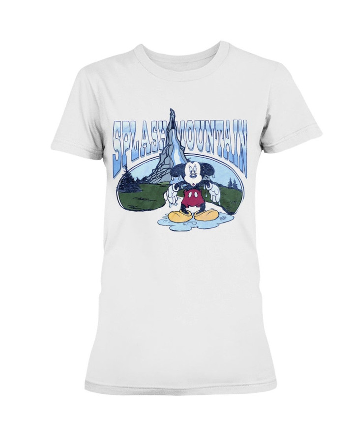 Vintage 1990S Disneyland Disney World Splash Mountain Ladies T Shirt 082321