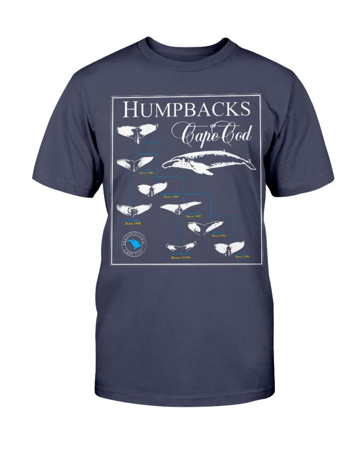 Vintage Crewneck  Humpbacks Of Cape Cod  Animal Whale Graphic T Shirt 090121