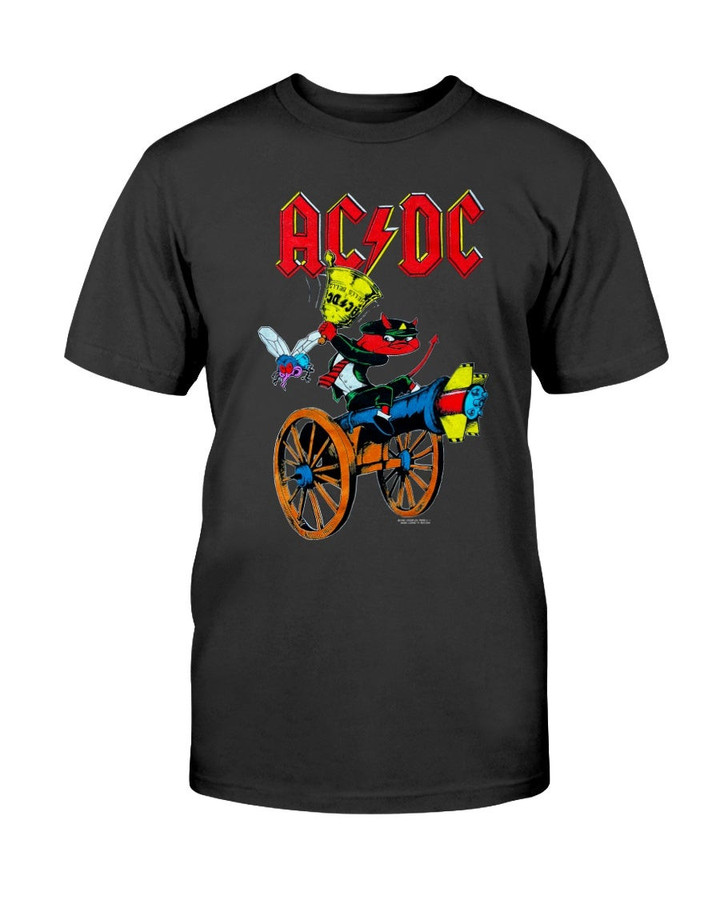 Acdc 1990 Vintage T Shirt A Decade At Donington AcDc Hells Bells T Shirt 090121