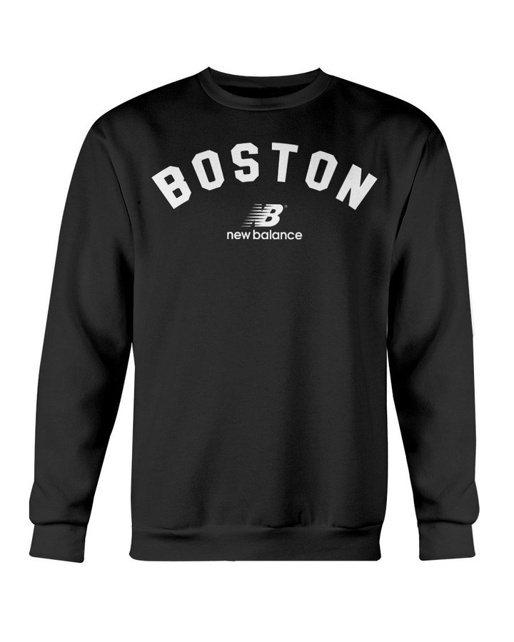 Boston New Balance Crewneck Jumper Big Print Spell Out Logo Sweatshirt 210913
