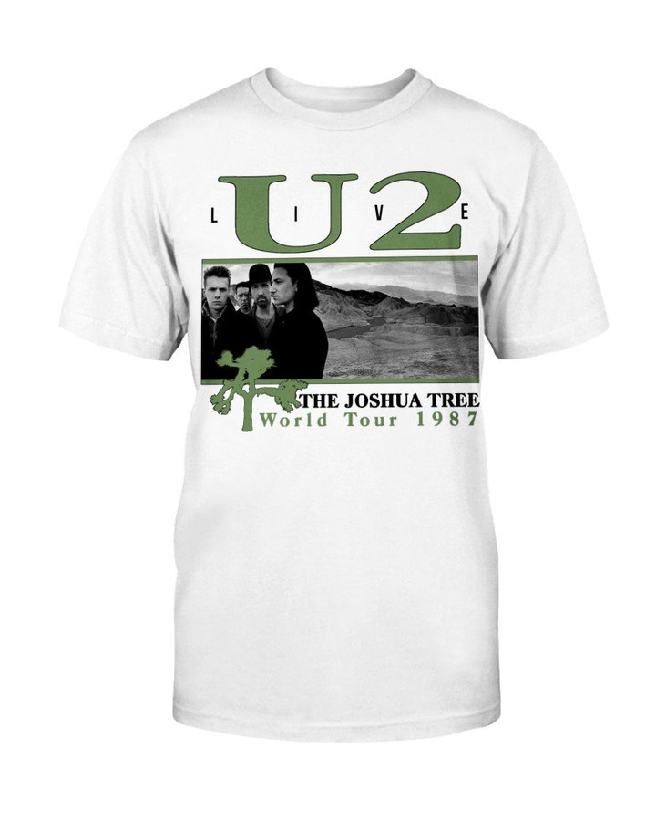 1987 Very Rare U2 The Joshua Tree World Tour Vintage T Shirt 082921