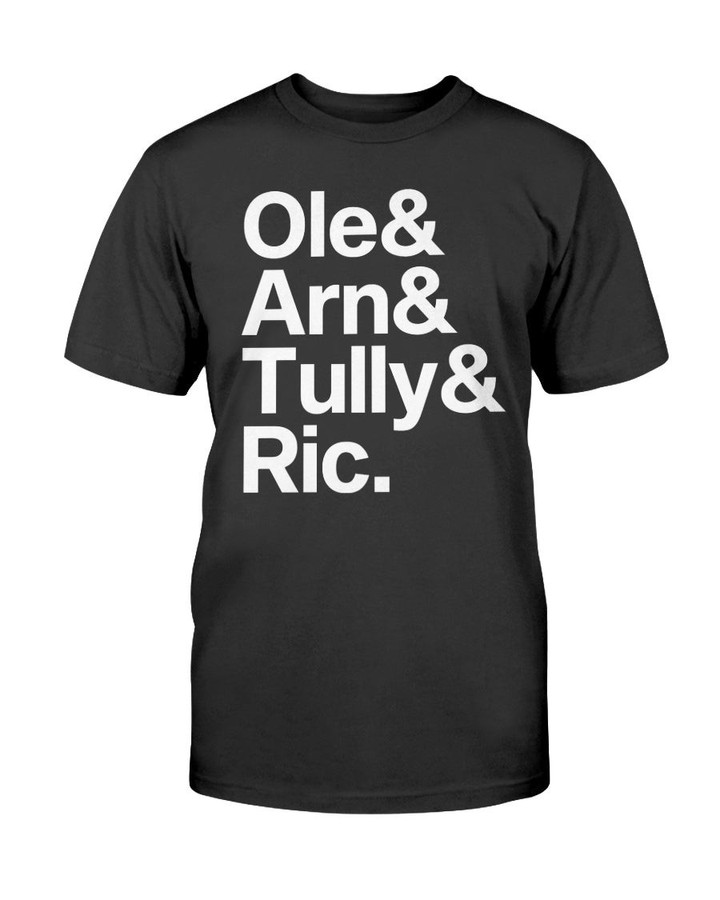 The Four Horse Nwa Wcw Wrestling Unisex Shirt Ric Flair Arn Ole Anderson Tully Blanchard Crockett Vintage Retro Style Design T Shirt 091021