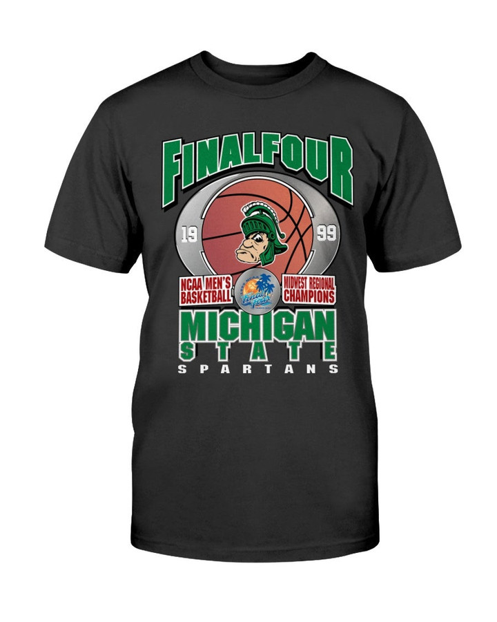 Michigan State Spartans Final Four 1999 Ncaa Vintage T Shirt 091021