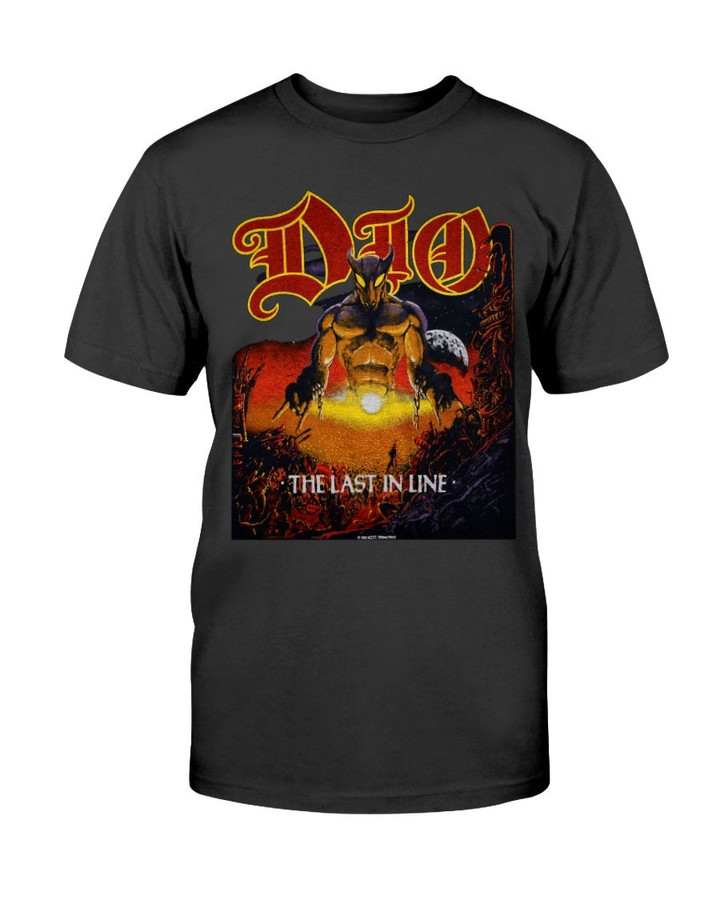 Vintage 80S Dio The Last In Line T Shirt 091121