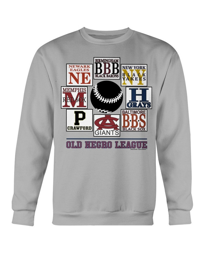 Vintage 90S Negro League Baseball Teams Sweatshirt 083021