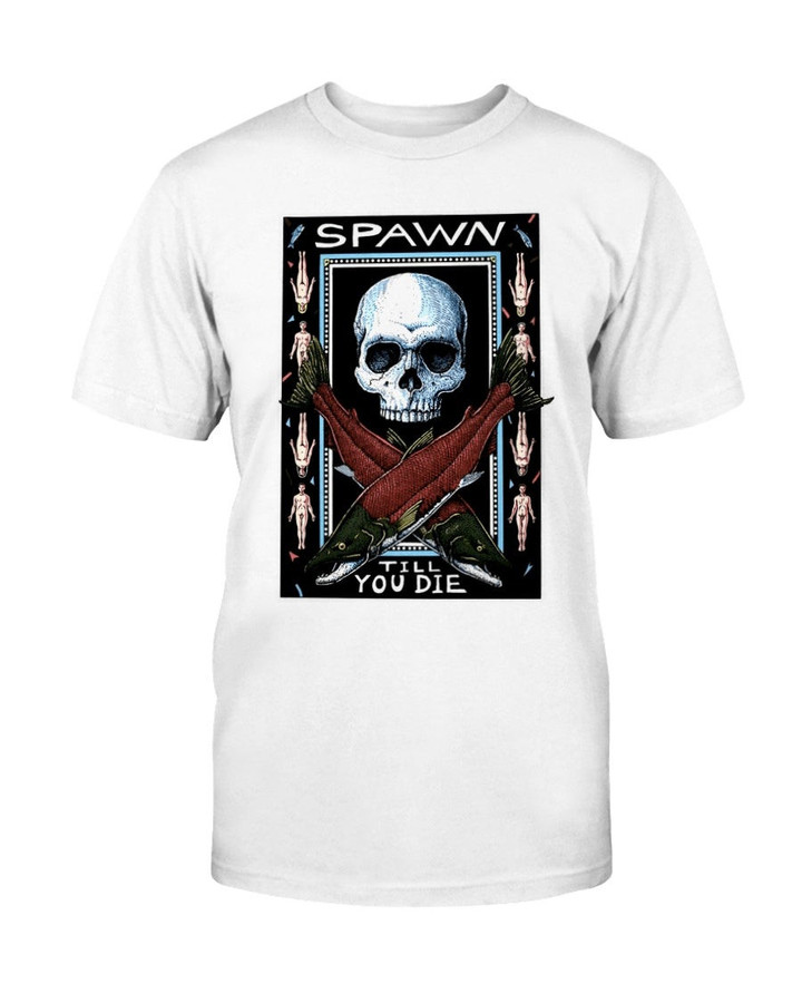 Vintage Spawn Till You Die 2002 Ray Troll Fantasy Horror Movie T Shirt 091021
