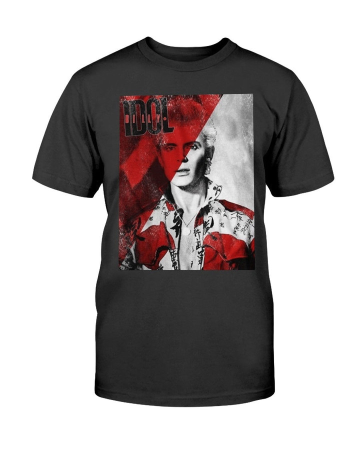 Billy Idol Red All Over T Shirt 083121