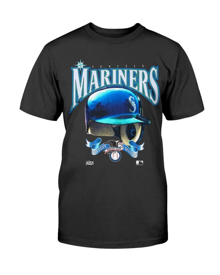 90S Seattle Mariners Western Division T Shirt 082621