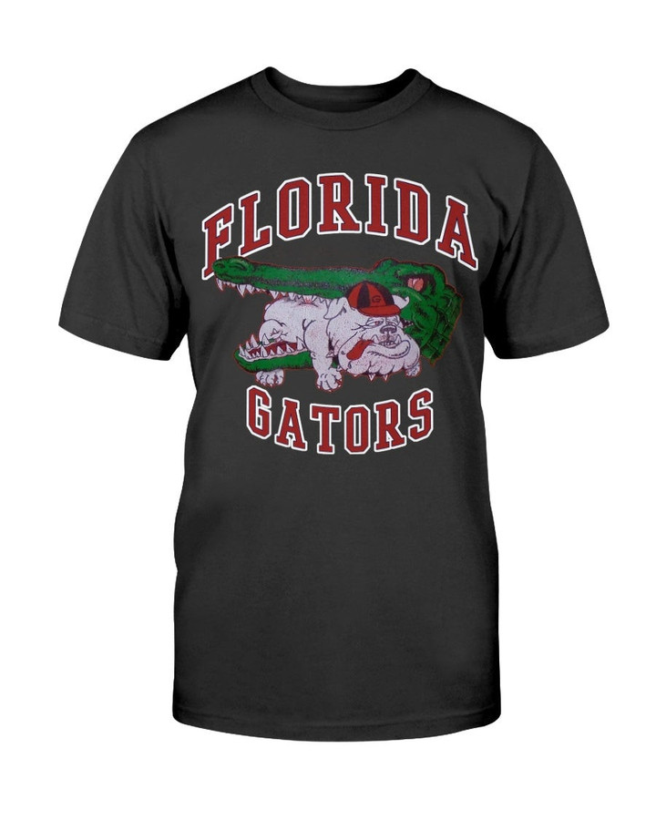 Vintage 1980S Florida Gators Vs Georgia Bulldogs Football T Shirt 090421