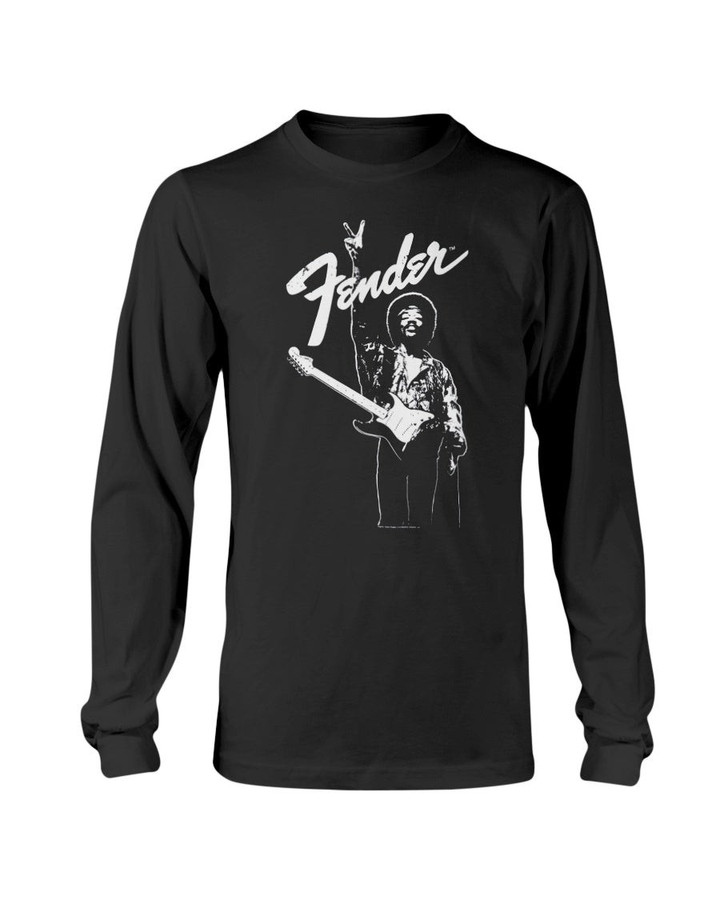 Fender Jimi Hendrix Collection Peace Long Sleeve T Shirt 210913