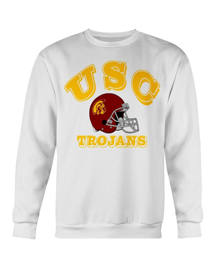 80S Vintage Usc Trojans Football Sweatshirt 082721