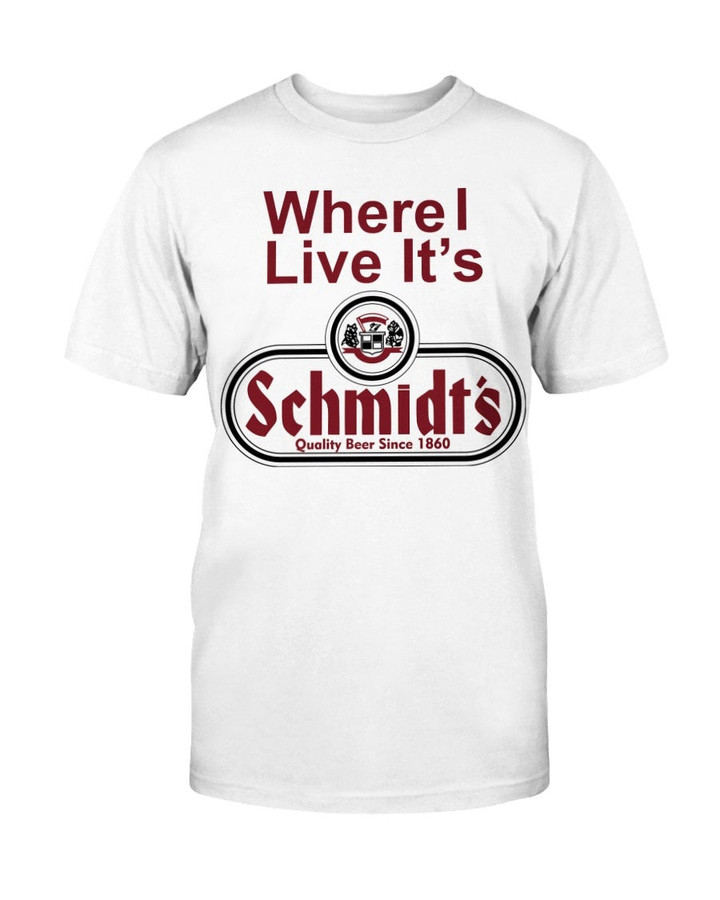 Vintage Schmidt S Beer 50 50 T Shirt 070721
