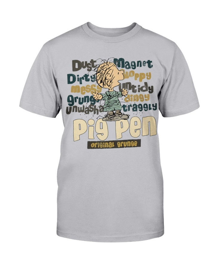 Vintage Pig Pen T Shirt Grunge 90Peanutcharleshulz T Shirt 071221