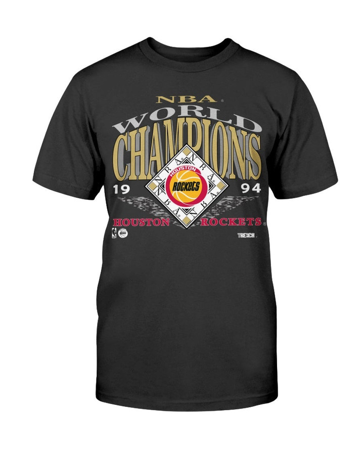 Vintage 1994 Houston Rockets Nba World Champions Basketball T Shirt 071221