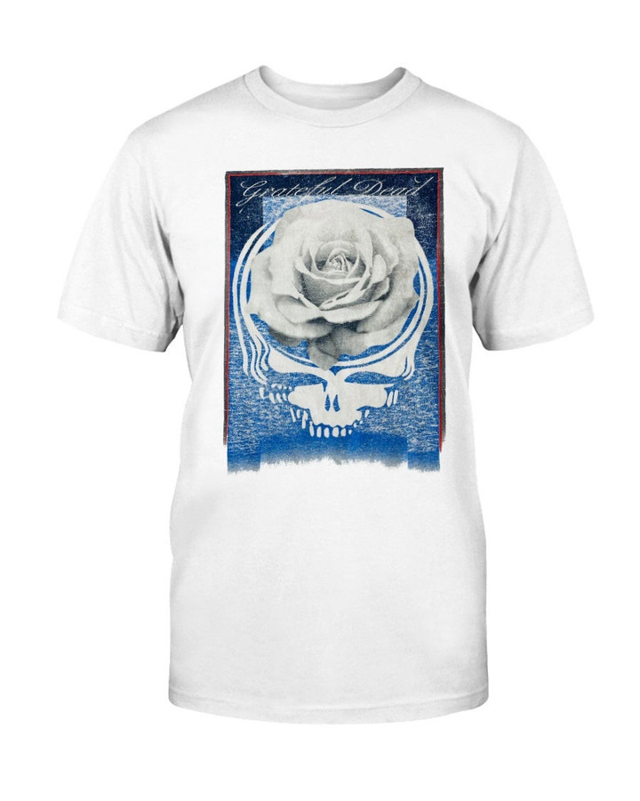 Vintage 1990S Grateful Dead Rose Stealie Tour T Shirt 070121