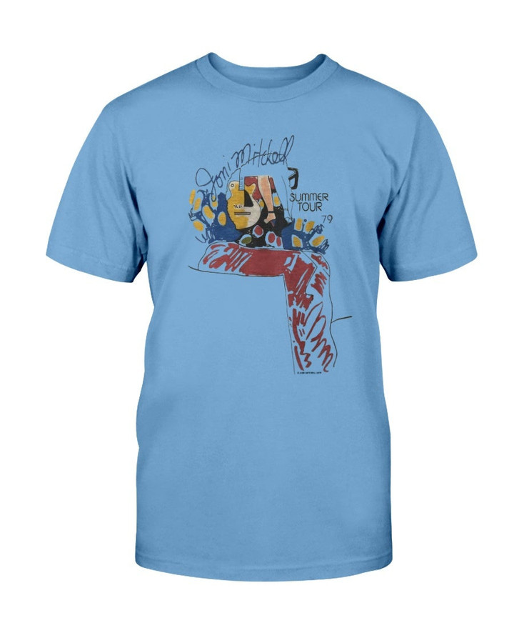 Vintage 1979 Joni Mitchell Concert Tour T Shirt 062621