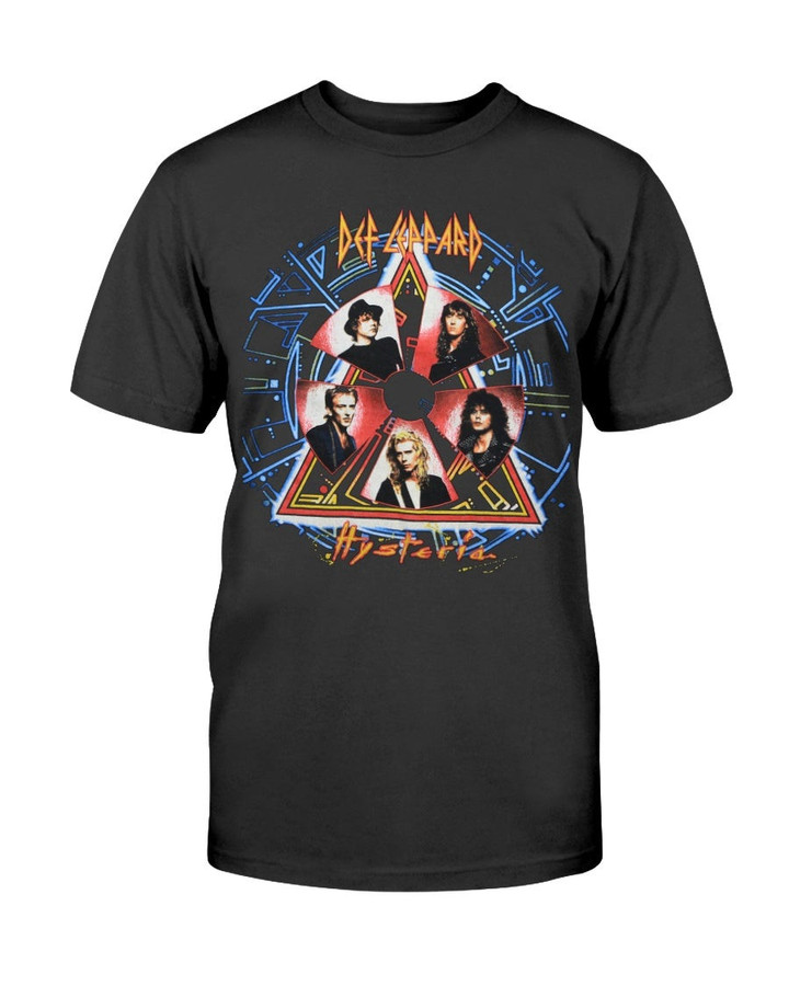 Vintage 1988 Def Leppard Hysteria Concert T Shirt Music Tee Tour T Shirt 071521