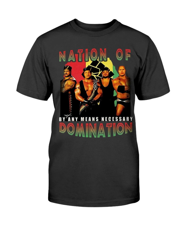 Nation Of Domination Vintage Wrestling T Shirt 071021