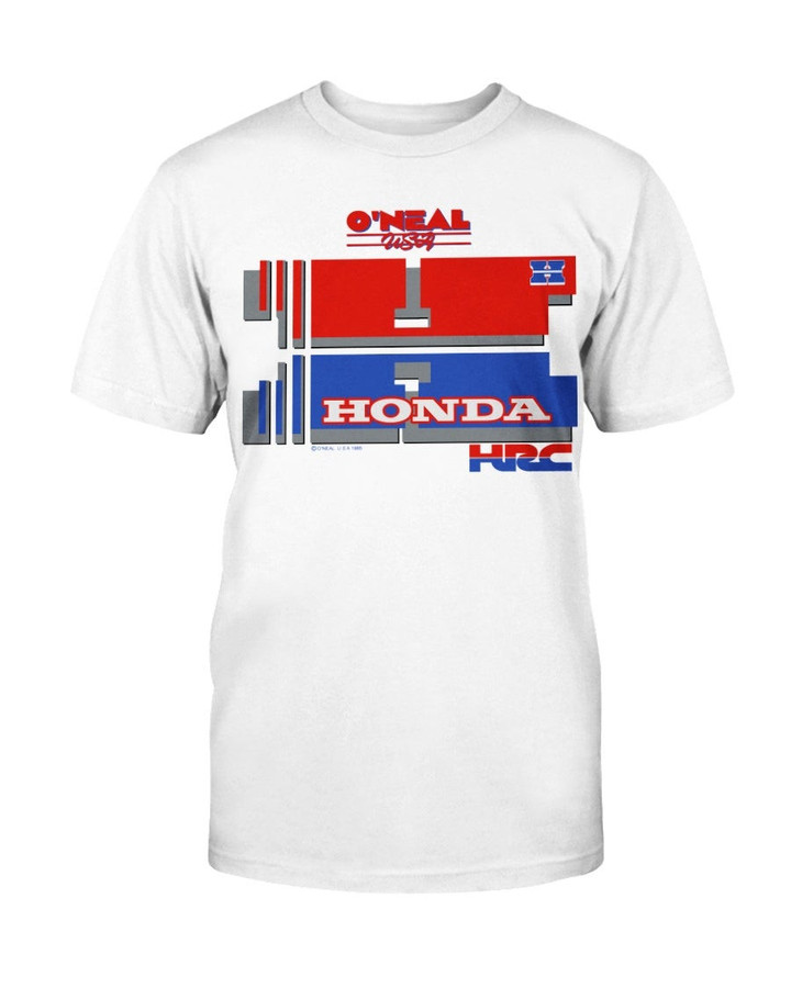Vintage 1985 O Neal Honda Racing Corporation T Shirt 070821
