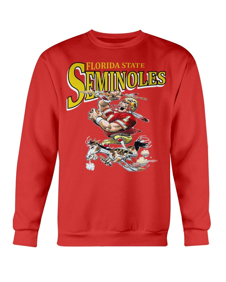 Vintage Seminoles Florida State T Shirt Nutmeg Single Stitch American Football Nfl 90S Sweatshirt 071621