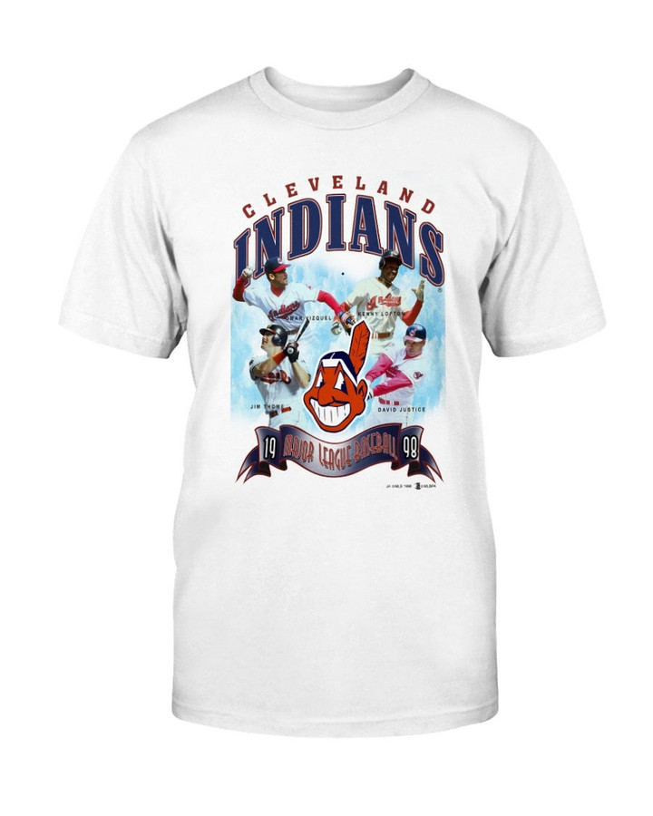 Vintage 90S Cleveland Indians Major League Baseball 1998 T Shirt 070721