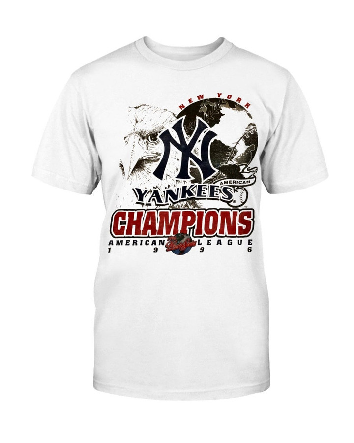 New York Yankees 96 Championship Graphic Mlb Streetwear Fashion Baseball Fan Gear T Shirt 070121