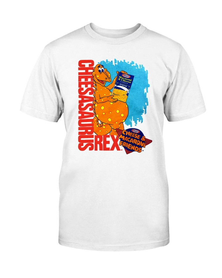 Vintage Cheesasaurus Rex Shirt 90S Kraft Macaroni And Cheese Dinosaur T Shirt 071421