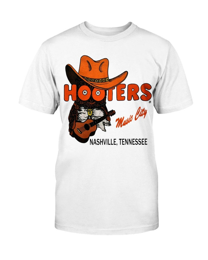 Vintage 90S Hooters Music City Graphic T Shirt 071021