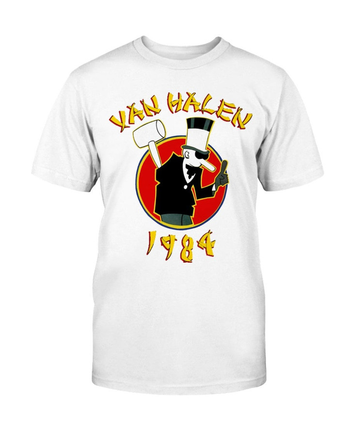 Van Halen 1984 Shirt Rock Band Tee Eddie Edward Evh Vintage Retro 1980S T Shirt 070821