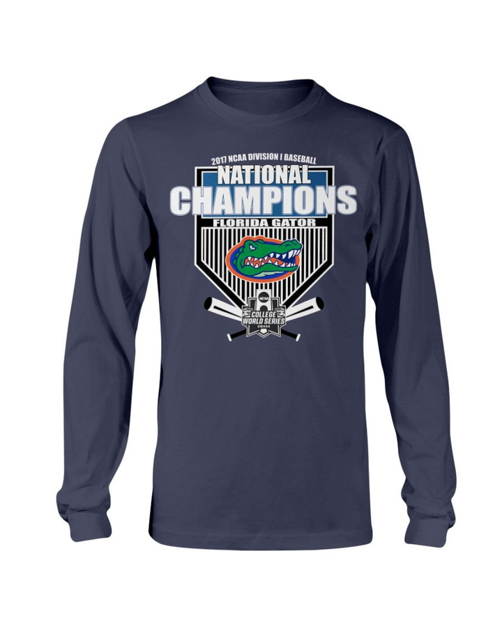 2017 Ncaa Division I Baseball National Champions Florida Gators Long Sleeve T Shirt 071421