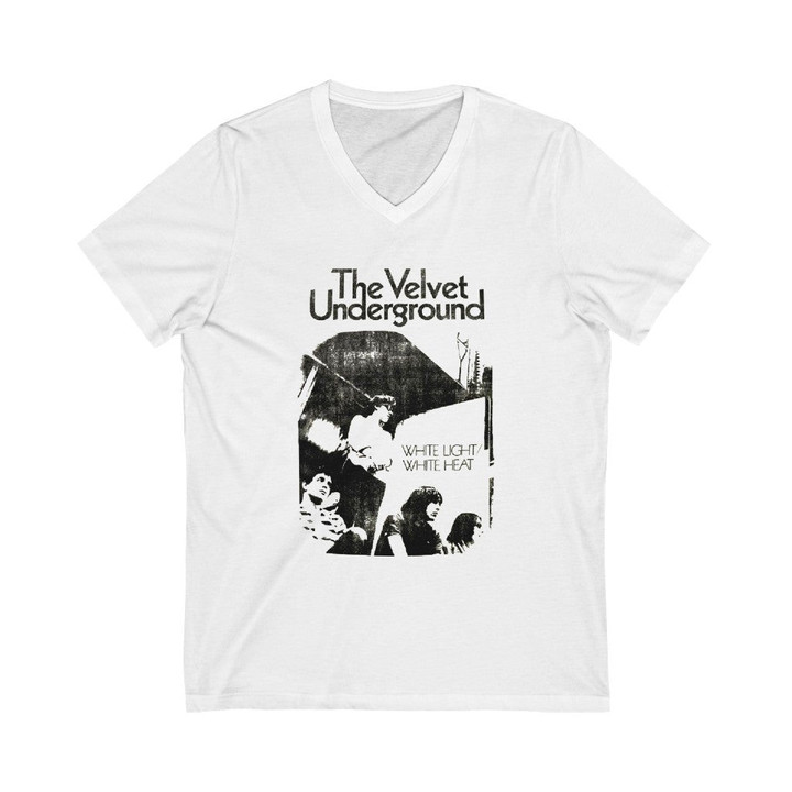 The Velvet Underground Vintage Album Cover Short Sleeve V Neck Tee 071621