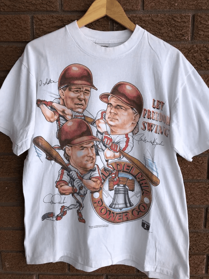 Philadelphia Phillies Big 3 Power House T shirt Vintage Style For Baseball Team