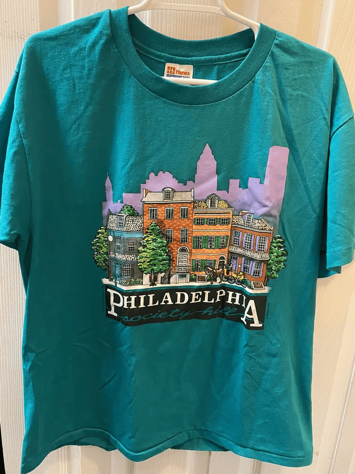 Vintage Philadelphia Society Hill T Shirt s 1992