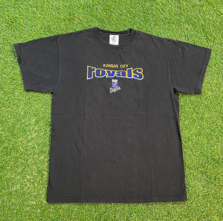 Vintage Kansas City Royals T Shirt Tee Logo Athletic Baseball American League Chiefs Missouri 1990s 90s