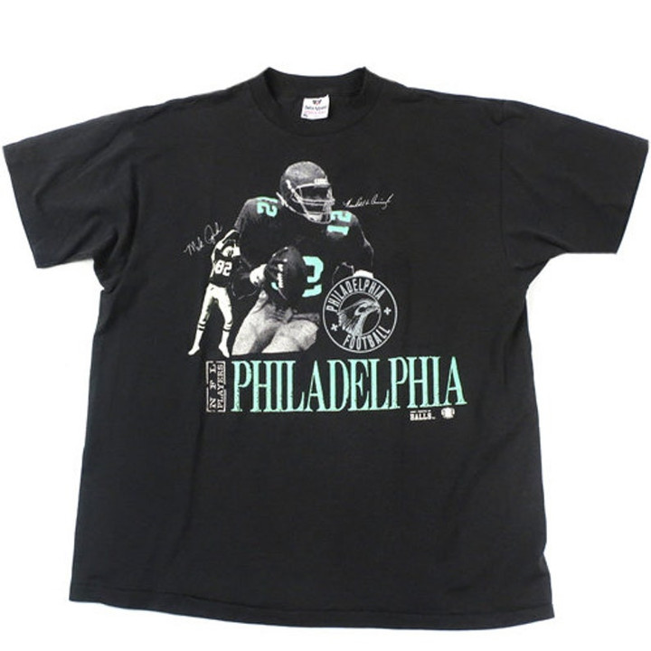 Vintage Philadelphia Eagles T shirt Randall Cunnginham Reggie White Football