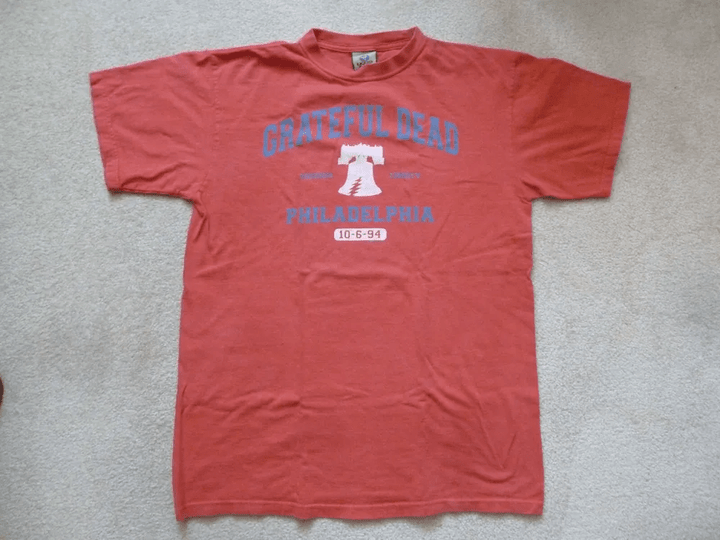 Vtg 2002 Grateful Dead Philadelphia 10 6 94 T Shirt Freedom Liberty