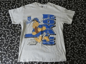 Vintage 90s 1994 Fred Flintstone Kansas City Royals Baseball Shirt M